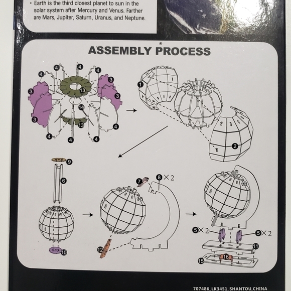 NEW Earth Globe 3-D Models - Set of 2 - Hedstrom - Picture 5 of 6